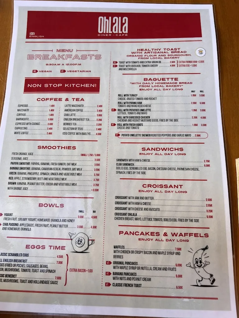 Menu_Ohlalá Diner_Arona_image_3