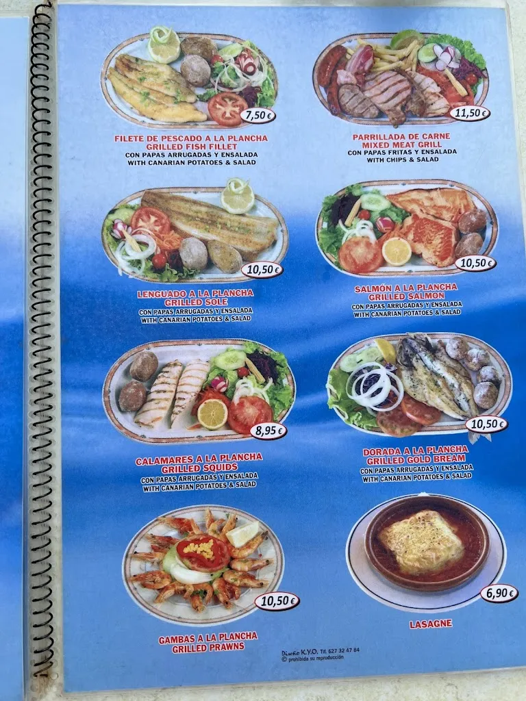 Menu_RESTAURANTE SUN KING_Arona_image_3