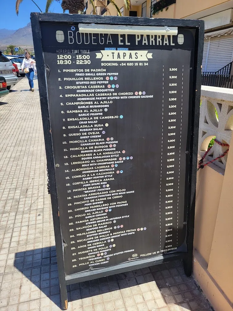 Menu_Bodega el Parral_Arona_image_1