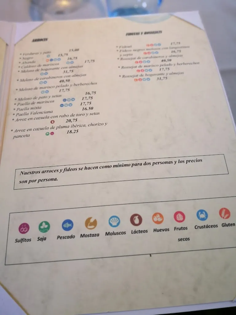 Menu_Restaurante El Rincón del Arroz_Arona_image_1