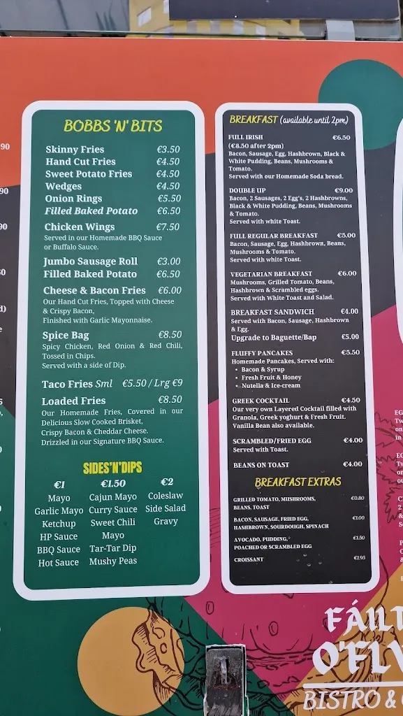 Menu_OFlynns Bistro and Cocktails_Arona_immagine_3