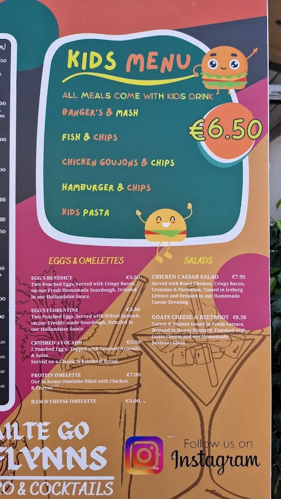 Menu_OFlynns Bistro and Cocktails_Arona_immagine_4