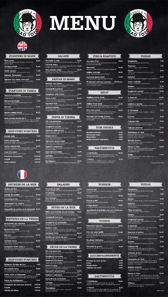 Menu_Restaurante & Pizzeria Ciao Totò_Arona_image_2