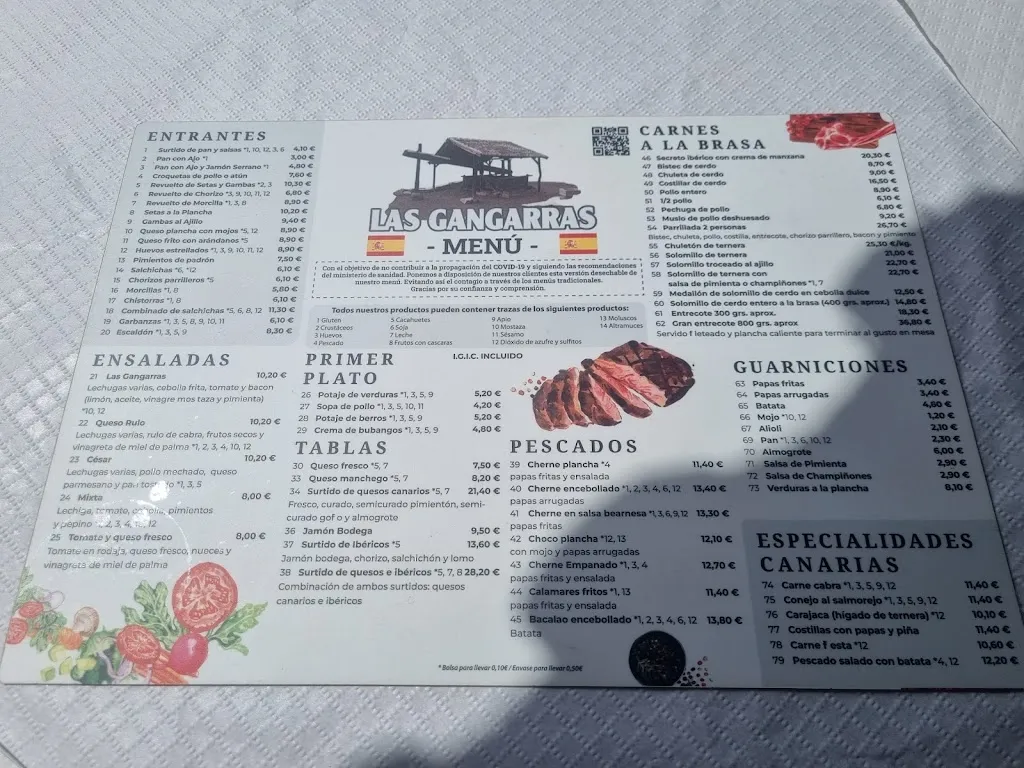 Menu_RESTAURANTE LAS GANGARRAS_Arona_image_2