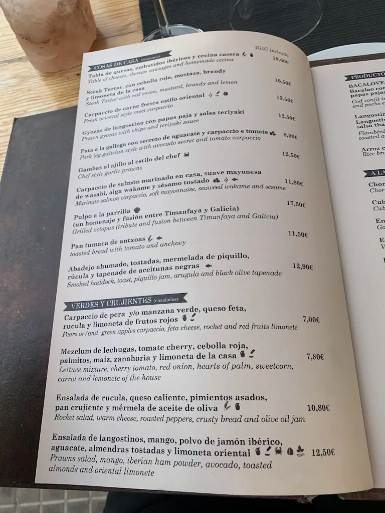 Menu_Restaurante Rincón de Andrés_Arona_image_2