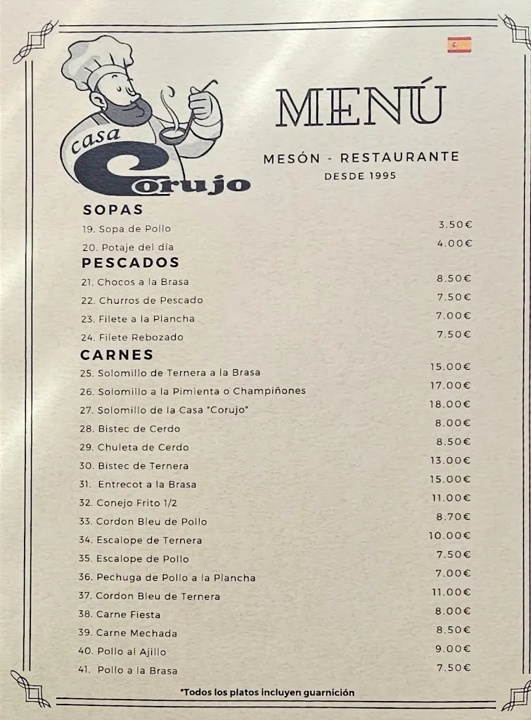 Menu_Restaurante Casa Corujo_Granadilla de Abona_image_1
