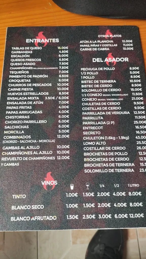 Menu_Restaurante Braseros del Mirador_Granadilla de Abona_immagine_4