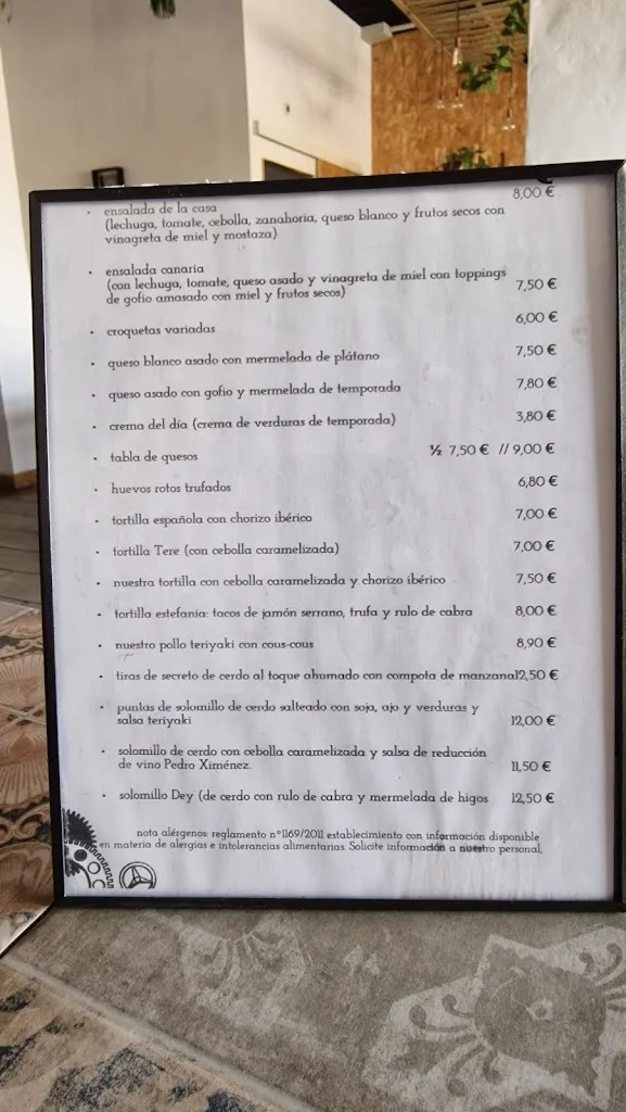 Menu_Restaurante la tasca nuestra_Granadilla de Abona_immagine_3