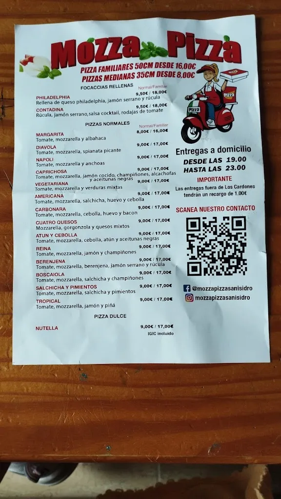 Menu_Mozza Pizza_Granadilla de Abona_image_4