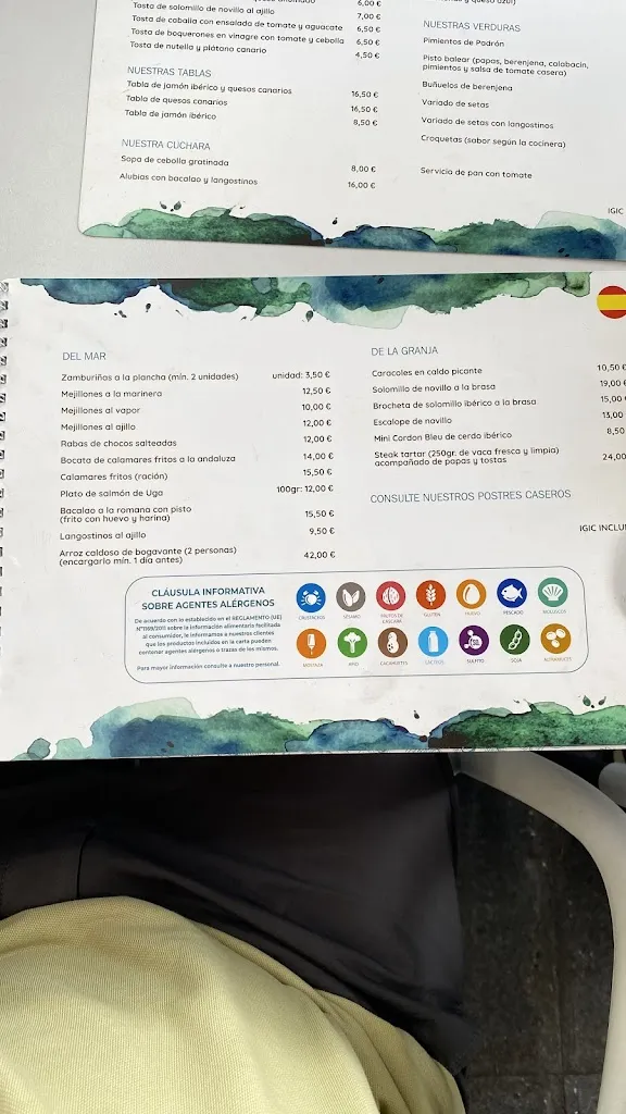 Menu_Restaurante Ca'n Aya_Garachico_immagine_3