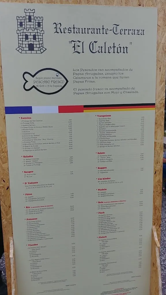 Menu_El Caletón Restaurante Chill Out _Garachico_immagine_2