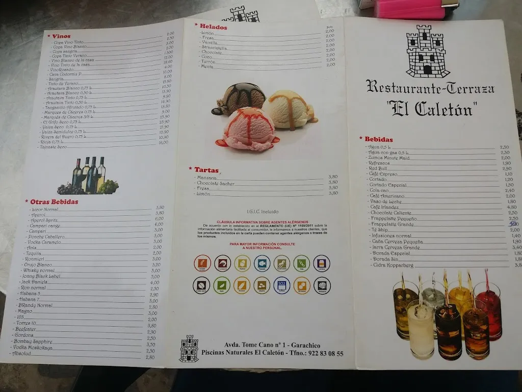 Menu_El Caletón Restaurante Chill Out _Garachico_immagine_3
