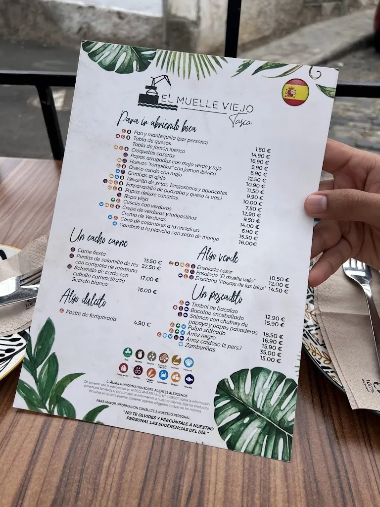 Menu_Tasca El Muelle Viejo - Restaurante Garachico_Garachico_immagine_2