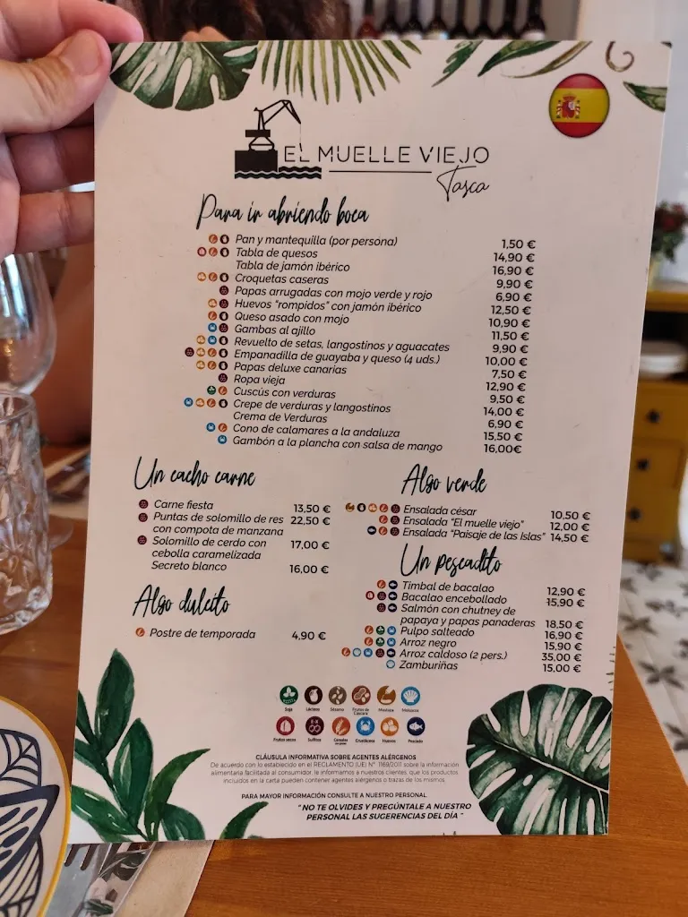 Menu_Tasca El Muelle Viejo - Restaurante Garachico_Garachico_immagine_4