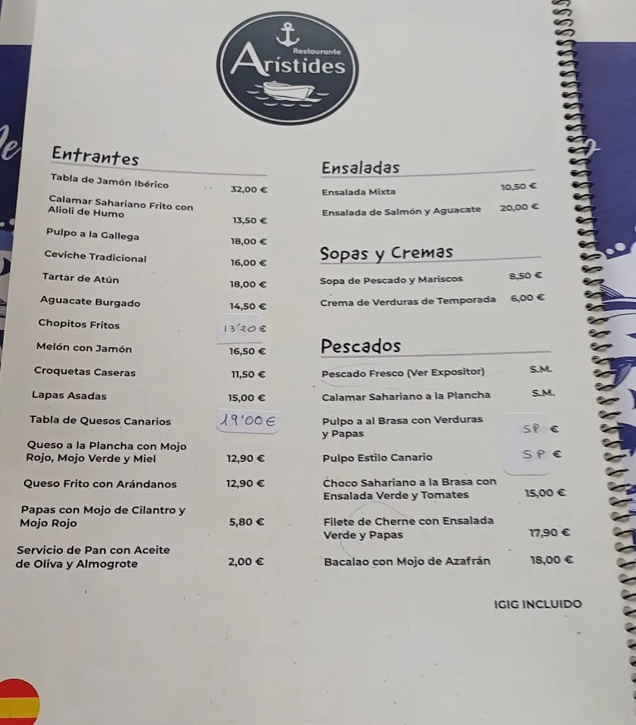 Menu_Restaurante Arístides_Garachico_image_1