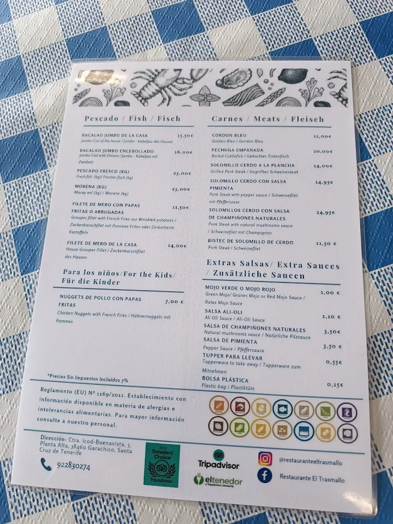 Menu_Restaurante El Trasmallo_Garachico_image_3