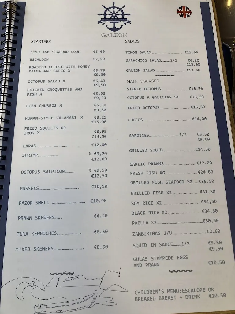 Menu_Restaurante Galeón_Garachico_image_2