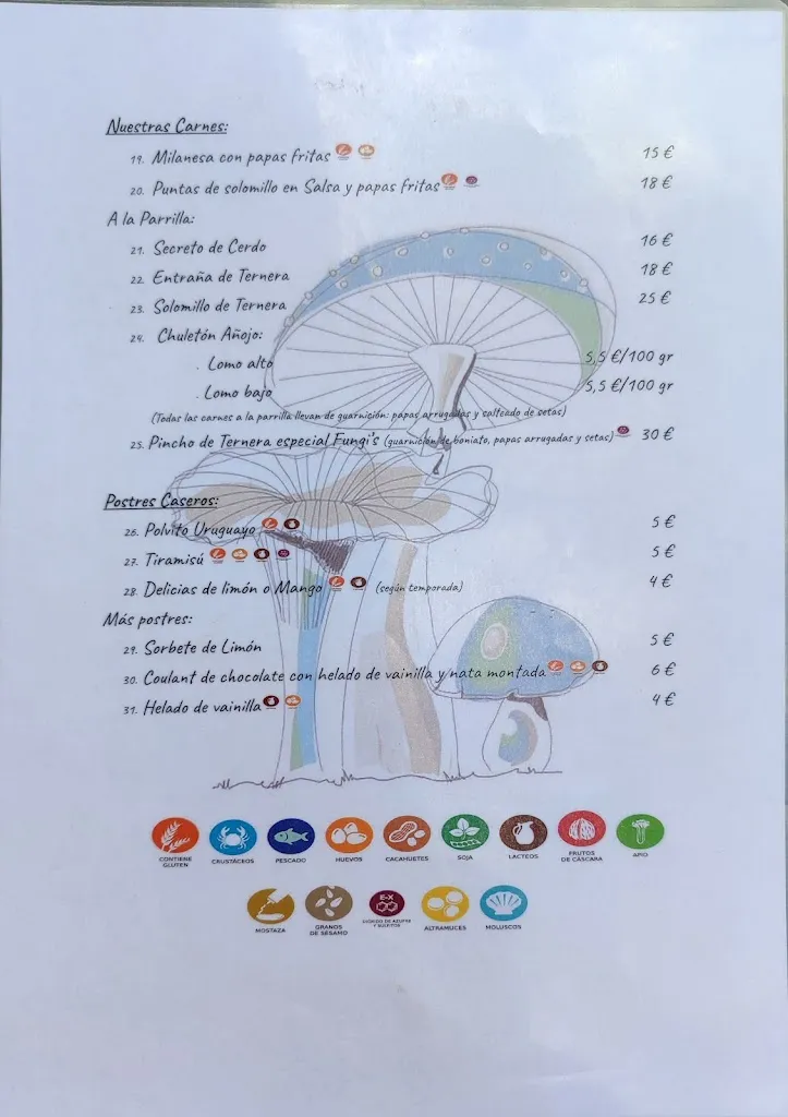 Menu_Restaurant Fungi's_Garachico_image_1