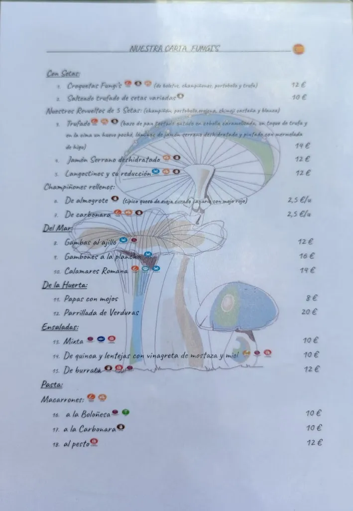 Menu_Restaurant Fungi's_Garachico_image_2