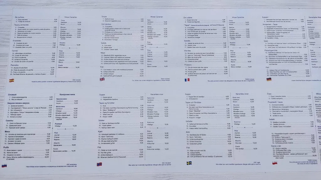 Menu_Restaurante Miramar_Garachico_immagine_2