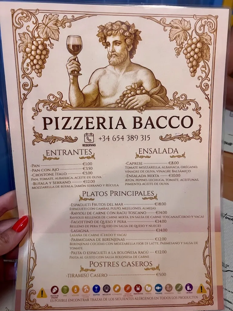 Menu_Pizzería Bacco_Garachico_image_1