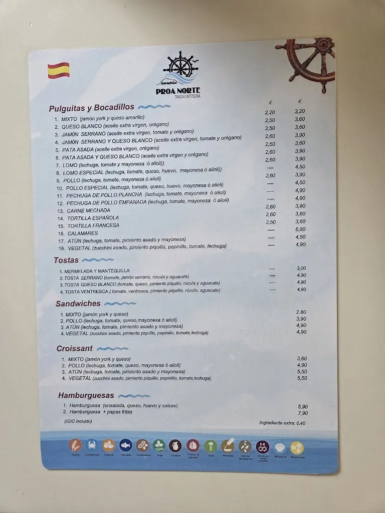 Menu_Restaurante Proa Norte_Garachico_image_1