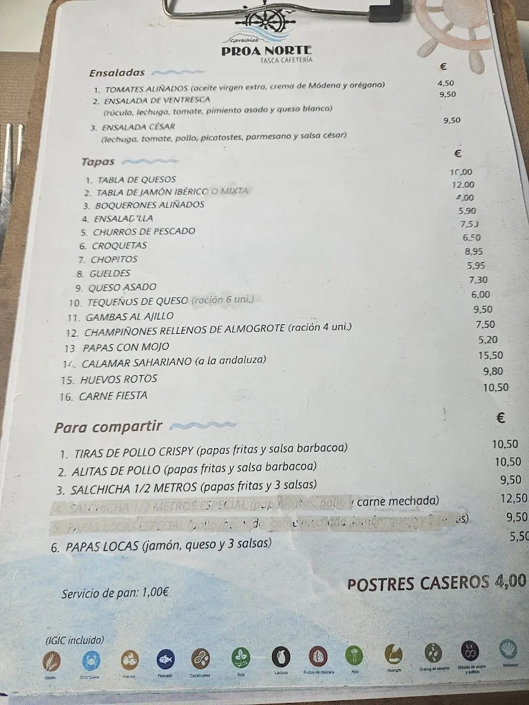 Menu_Restaurante Proa Norte_Garachico_image_3