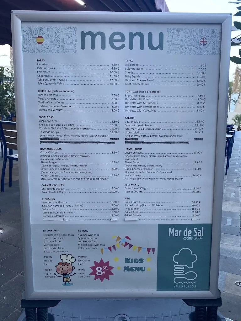 Menu_Mar de sal_Villajoyosa/Vila Joiosa la_image_2