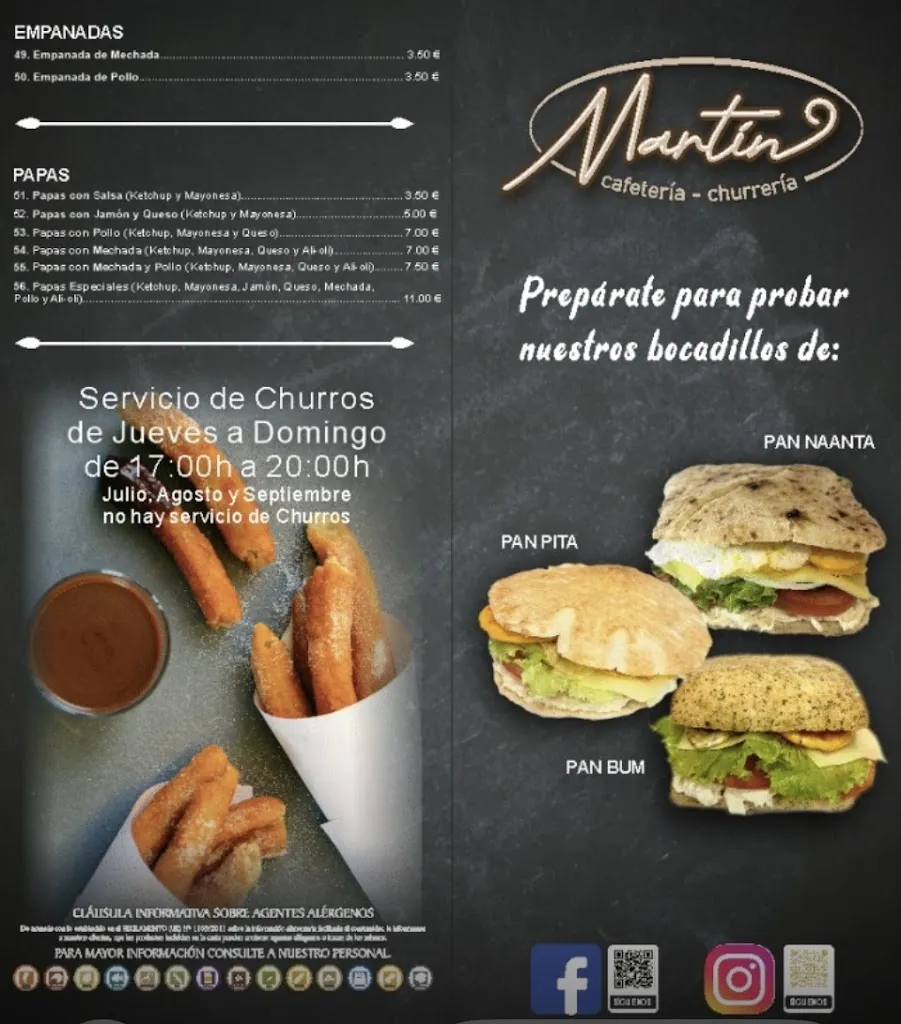 Menu_Cafetería Churrería Martín_Garachico_image_2