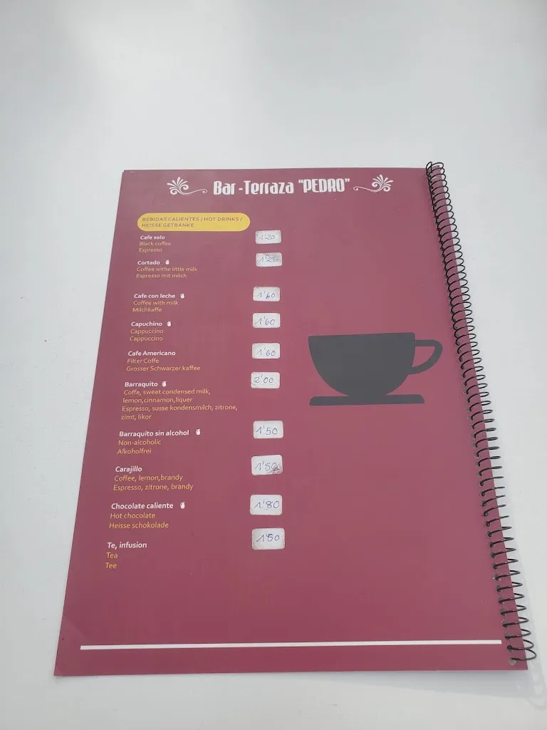 Menu_La Casa Creativa/ Bar Terraza Pedro_Hermigua_image_2