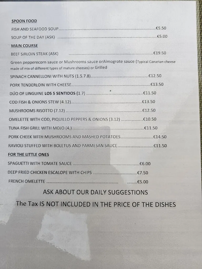 Menu_Restaurante Tasca los 5 sentidos_Guía de Isora_image_1
