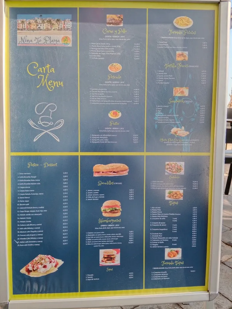 Menu_Nina Jo Playa_Villajoyosa/Vila Joiosa la_image_1