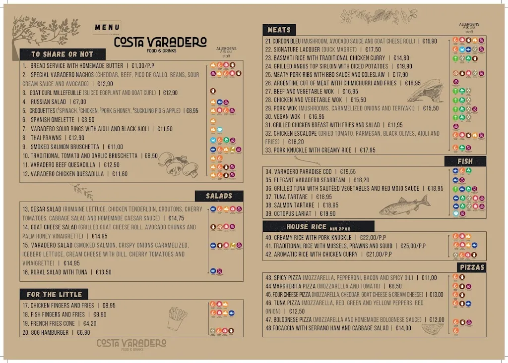 Menu_Restaurante Costa Varadero_Guía de Isora_immagine_2