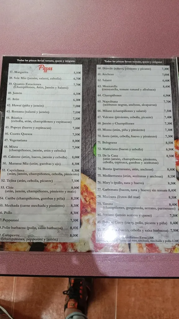 Menu_La Pizzeria de Guia_Guía de Isora_image_4