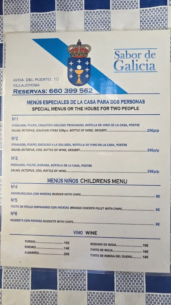 Menu_Sabor de Galicia_Villajoyosa/Vila Joiosa la_image_1