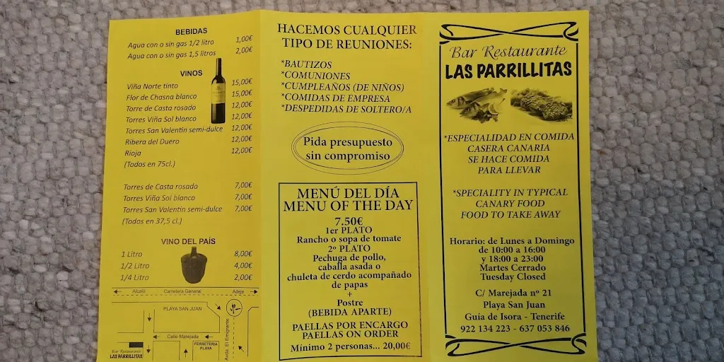 Menu_Bar Restaurante Las Parrillitas_Guía de Isora_image_2