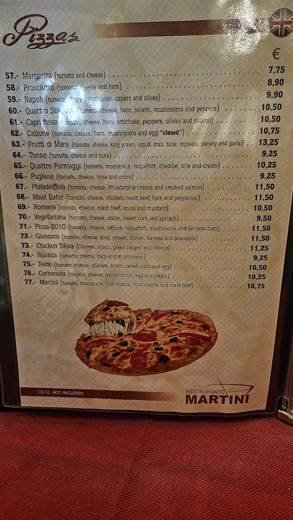 Menu_Restaurante Martini_Guía de Isora_image_1