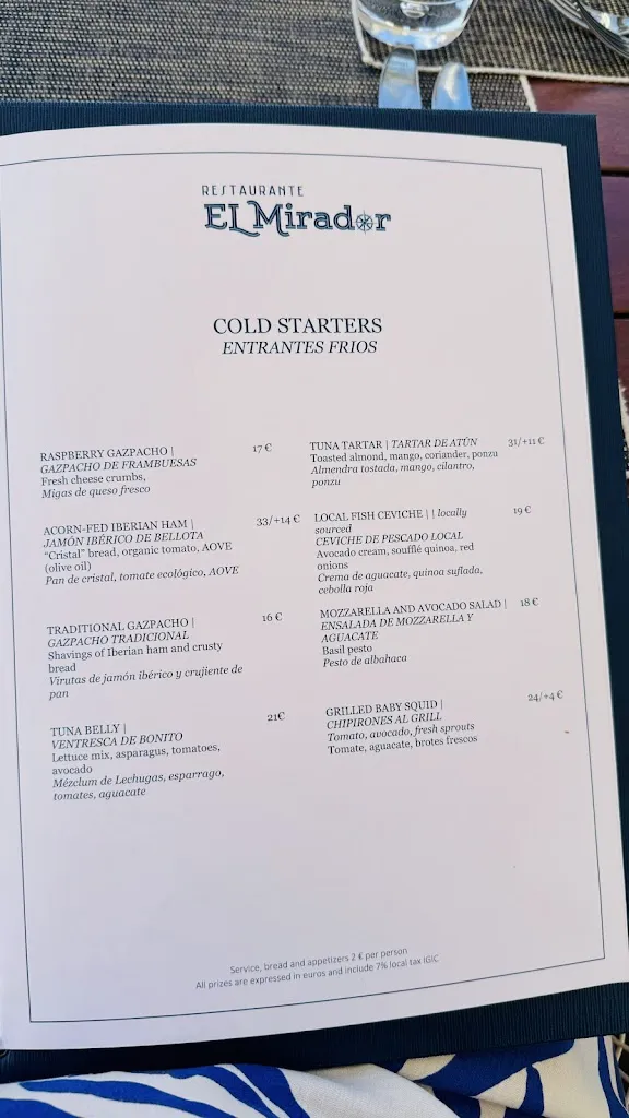 Menu_El Mirador Restaurant_Guía de Isora_image_3