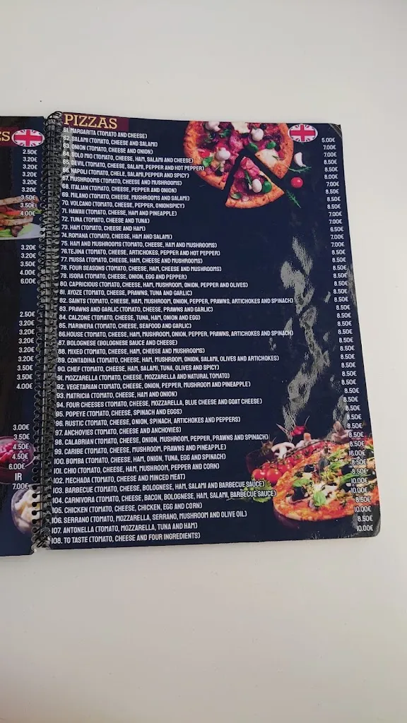 Menu_Pizzería restaurante ayoze_Guía de Isora_image_1
