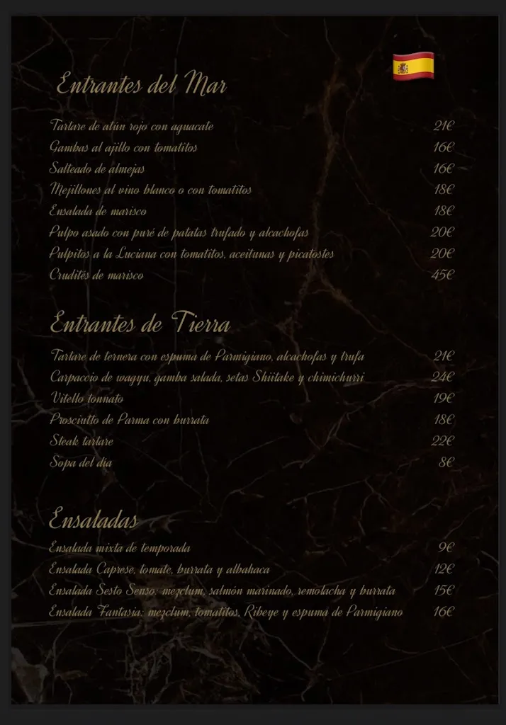 Menu_Sesto Senso Restaurant Playa San Juan_Guía de Isora_image_3