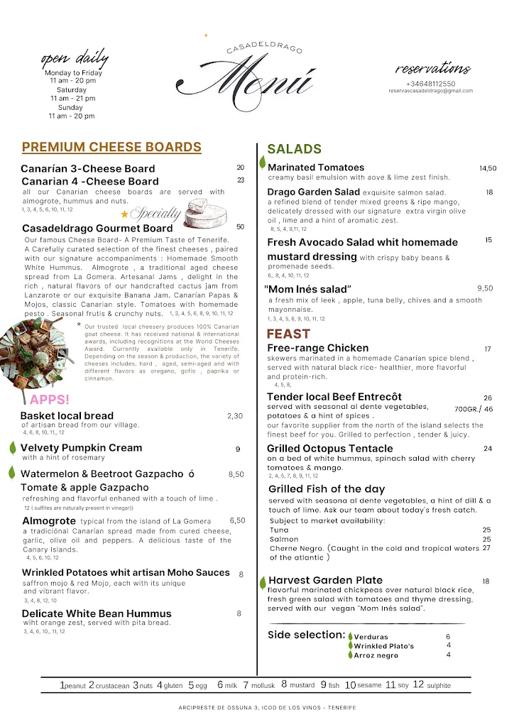 Menu_Casa del Drago_Icod de los Vinos_image_1