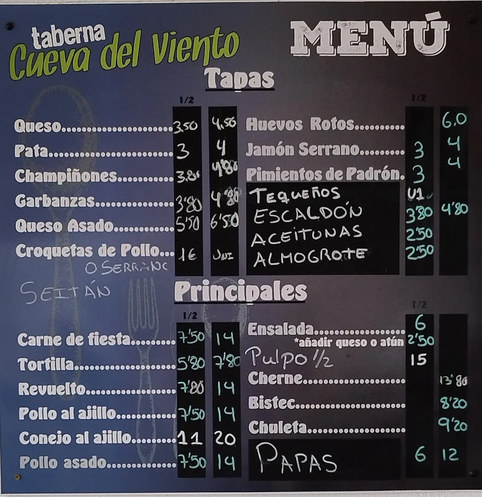 Menu_Taberna Cueva Del Viento_Icod de los Vinos_image_1