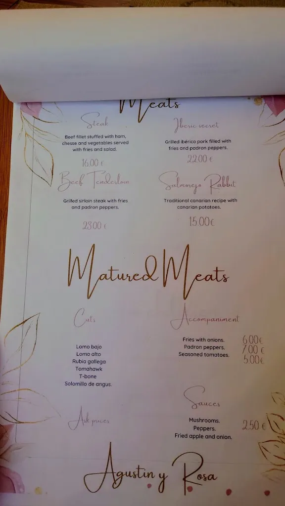 Menu_Restaurante Agustín Y Rosa_Icod de los Vinos_immagine_3