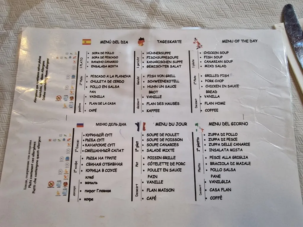 Menu_Restaurante Carmen Sl_Icod de los Vinos_image_1