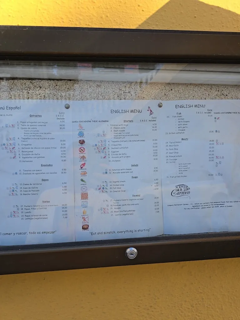 Menu_Restaurante Carmen Sl_Icod de los Vinos_image_4