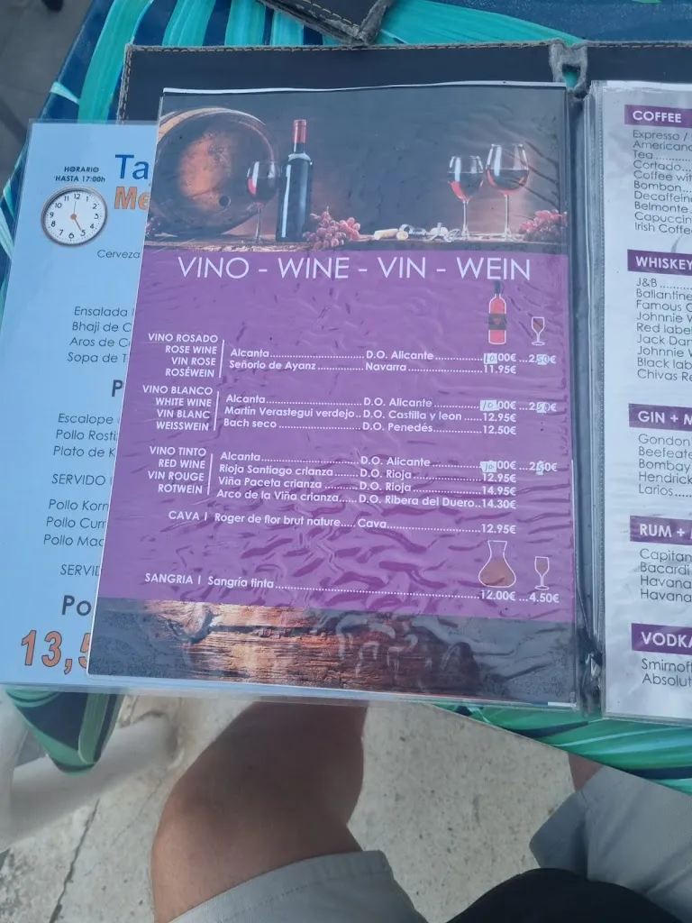 Menu_Taj Tandoori_Villajoyosa/Vila Joiosa la_immagine_2