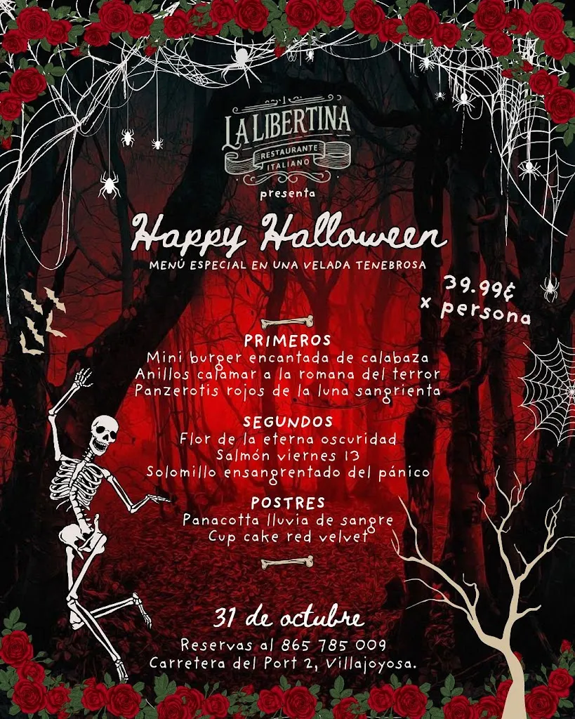 Menu_Restaurante la libertina restaurante italiano_Villajoyosa/Vila Joiosa la_image_1