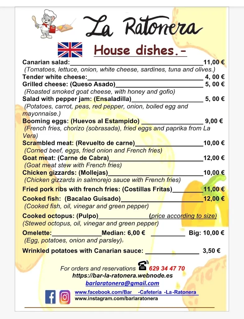 Menu_Bar-Cafetería La Ratonera_Icod de los Vinos_image_3