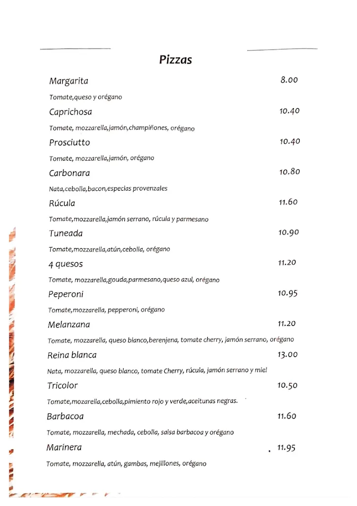 Menu_Restaurante La Cascada lacascadarestaurantcocktailbar_Icod de los Vinos_immagine_1