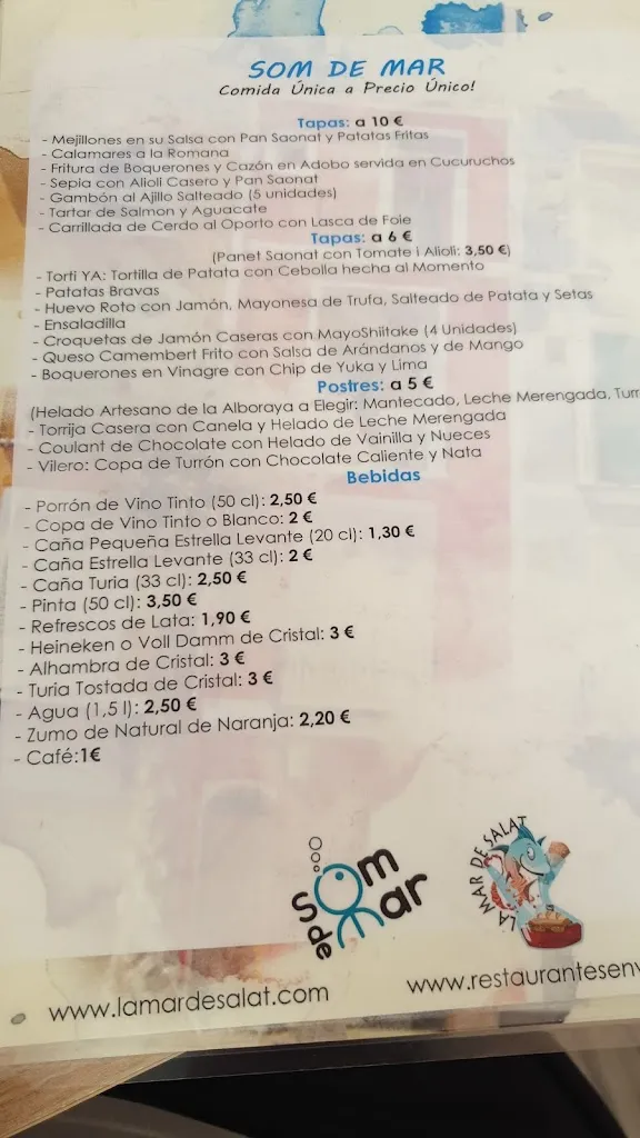 Menu_La Mar de Salat - Arroces y Paellas_Villajoyosa/Vila Joiosa la_immagine_1